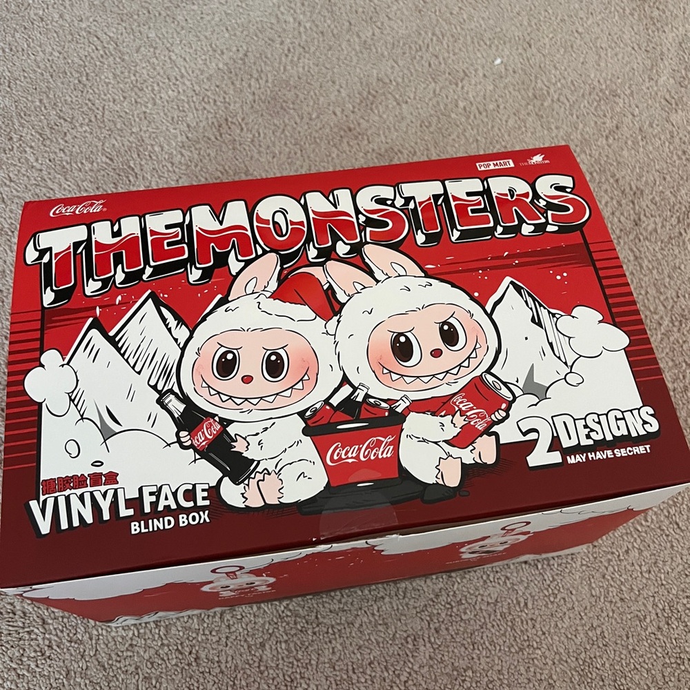 Authentic Labubu Coca-Cola The Monsters Vinyl Face Blind Box - Happy Factor